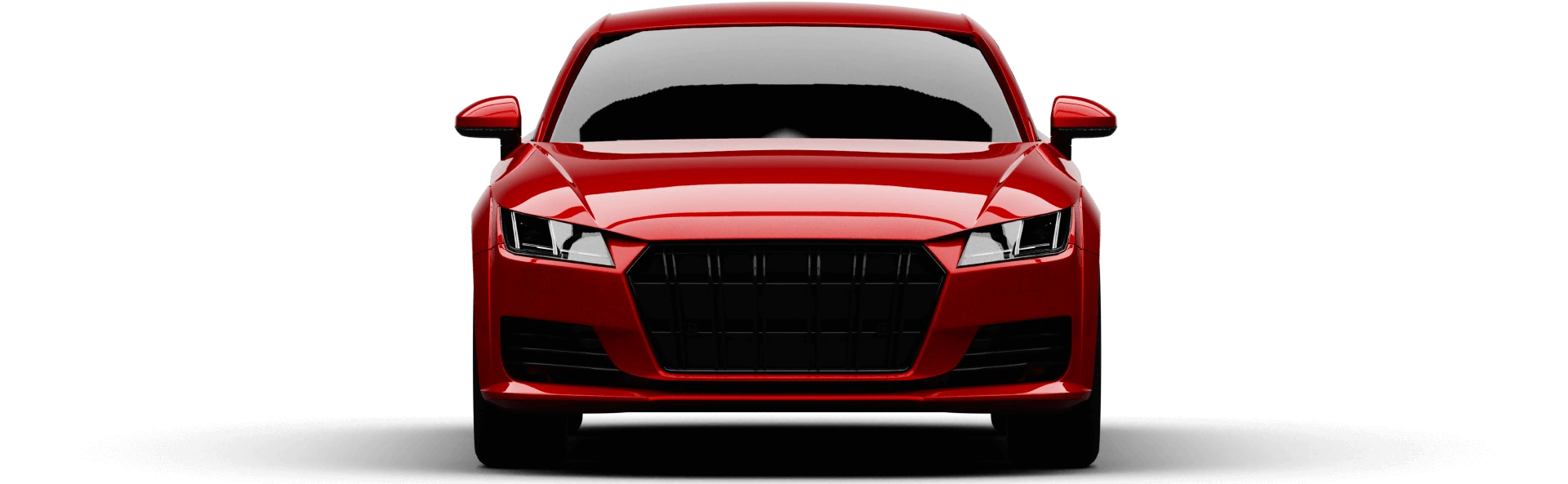 A high-performance luxury car positioned for a website hero banner presentation.